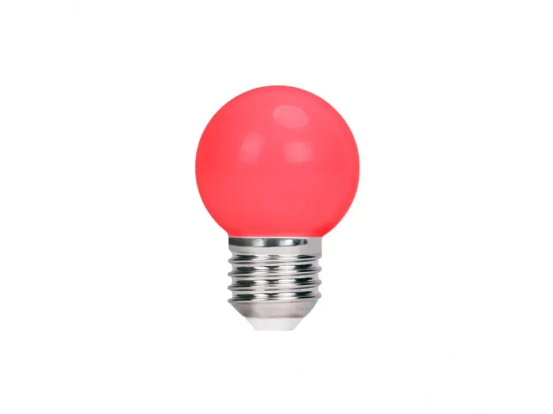 Set 5 komada crvenih LED sijalica E27