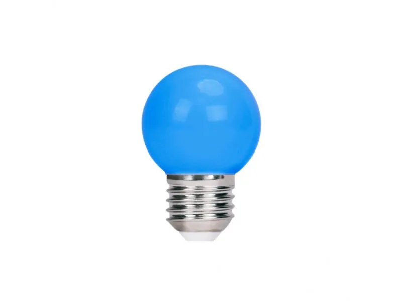 Set 5 komada plavih LED sijalica E27