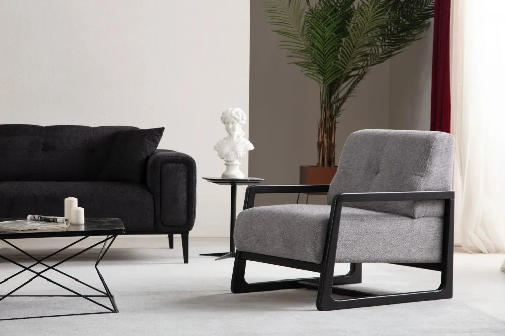 Fotelja Athena Bergere Light Grey