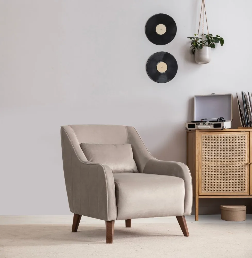 Fotelja Buhara Light Grey