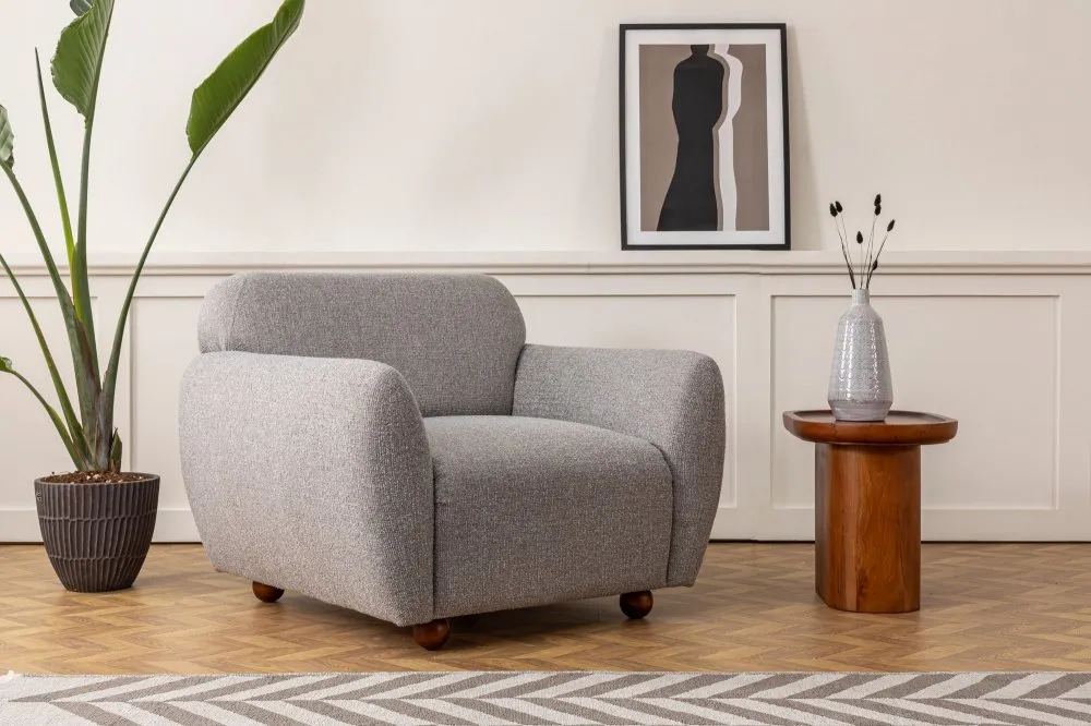 Fotelja Eddy Light Grey