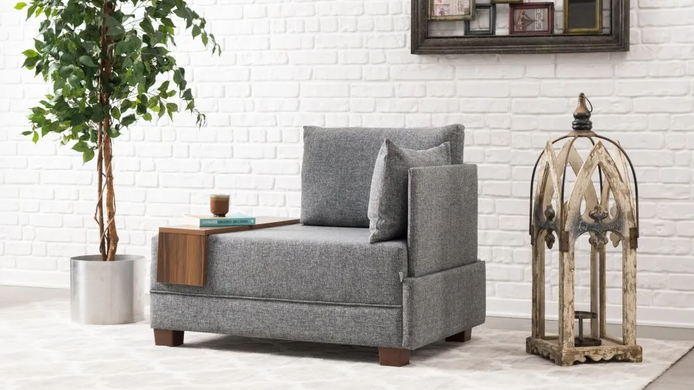 Fotelja Fly Armchair Right Grey