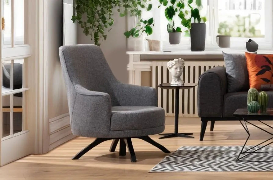 Fotelja Kapri Light Grey