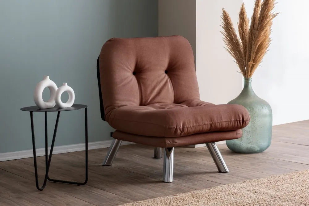 Fotelja Misa Small Solo Light Brown