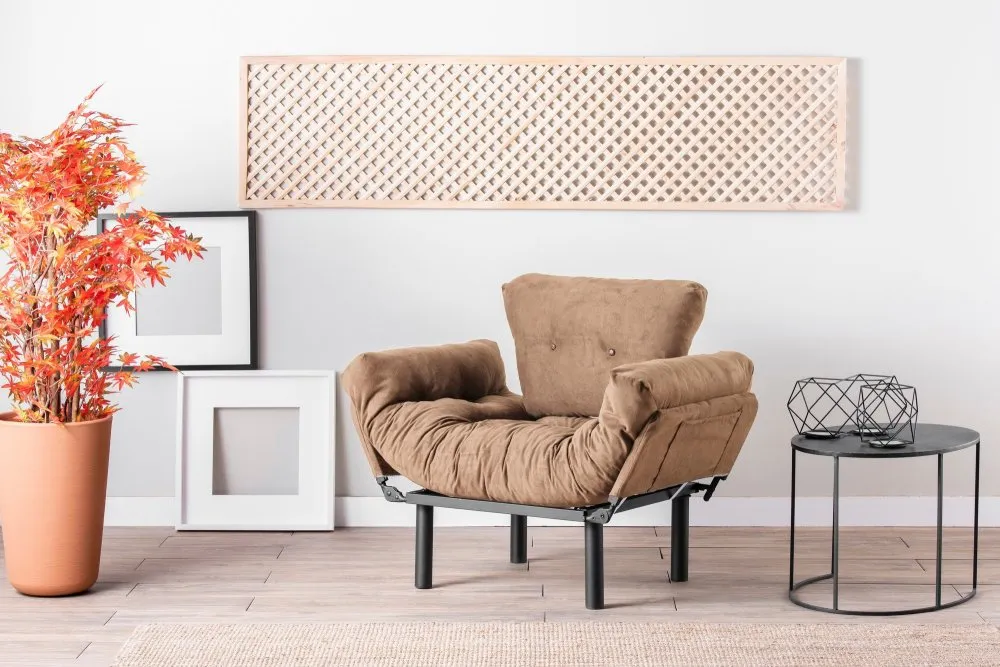 Fotelja Nitta Single Light Brown