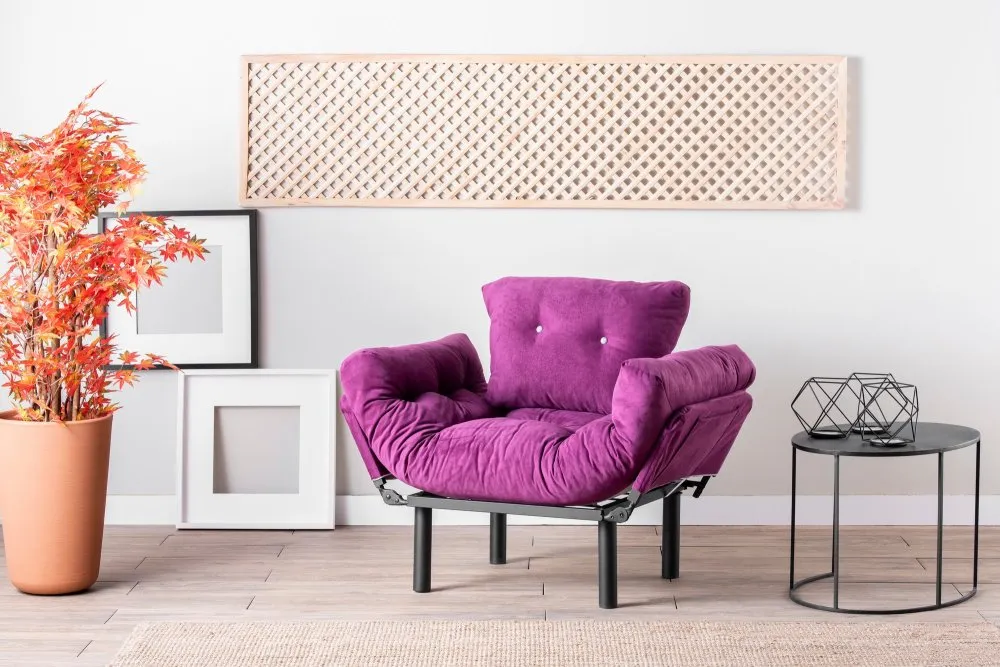 Fotelja Nitta Single Purple