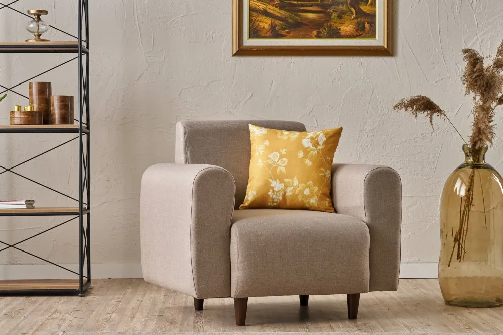 Fotelja Noya Linen Cream