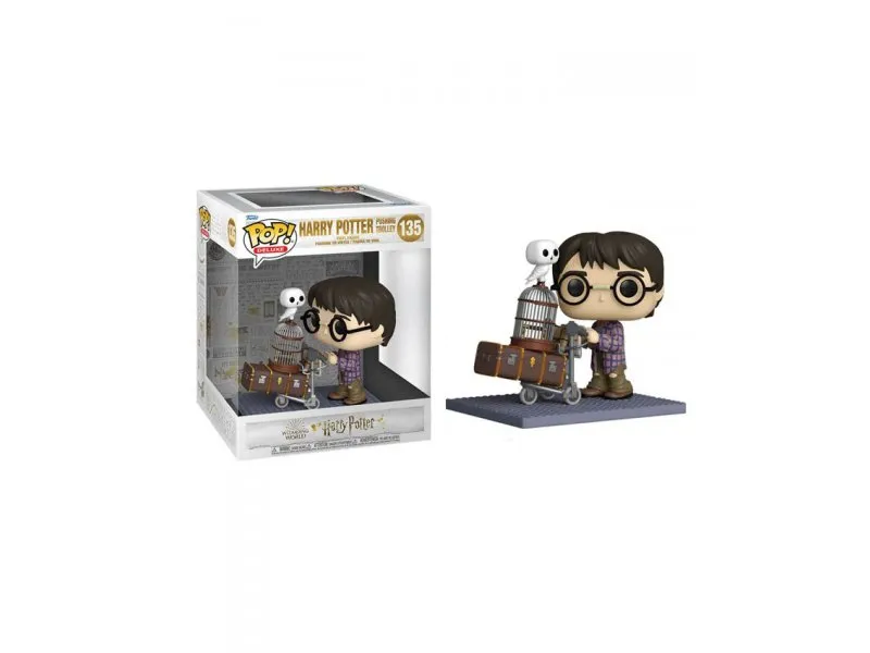 Figura POP! Harry Potter Deluxe - Harry Pushing Trolley