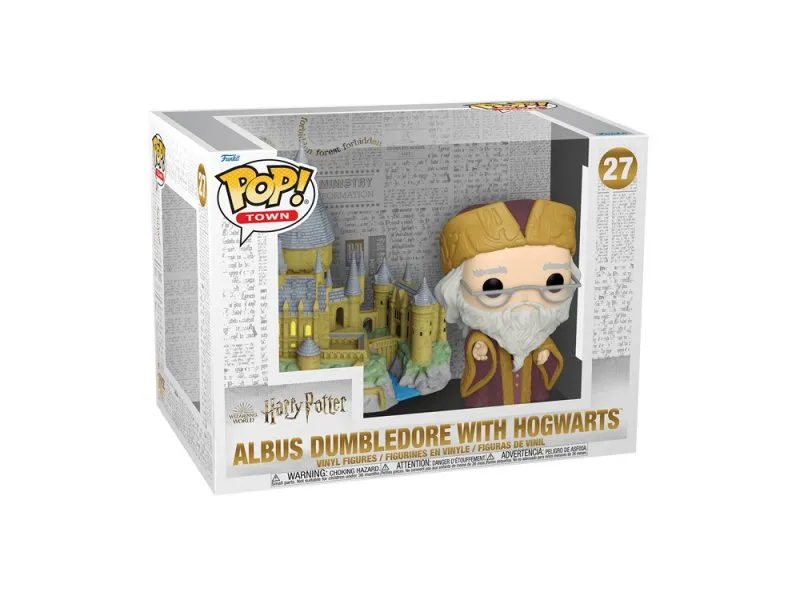 Harry Potter POP! Vinyl Town - Dumbledore W/Hogwarts