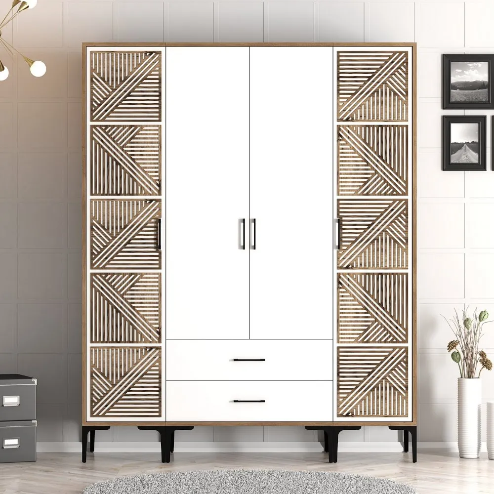 Garderober Kumsal PTP Walnut White