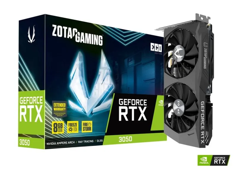 GeForce RTX 3050 ECO 8GB GDDR6 128bit ZT-A30500K-10M