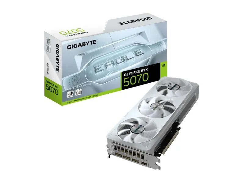 GeForce RTX 5070 EAGLE OC ICE SFF 12GB 192bit GV-N5070EAGLEOC ICE-12GD