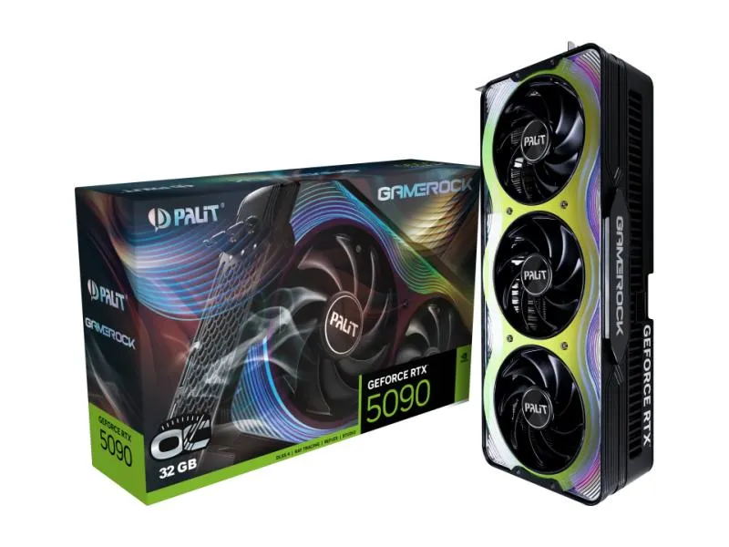GeForce RTX 5090 GameRock OC 32GB GDDR7 512bit NE75090S19R5-GB2020G