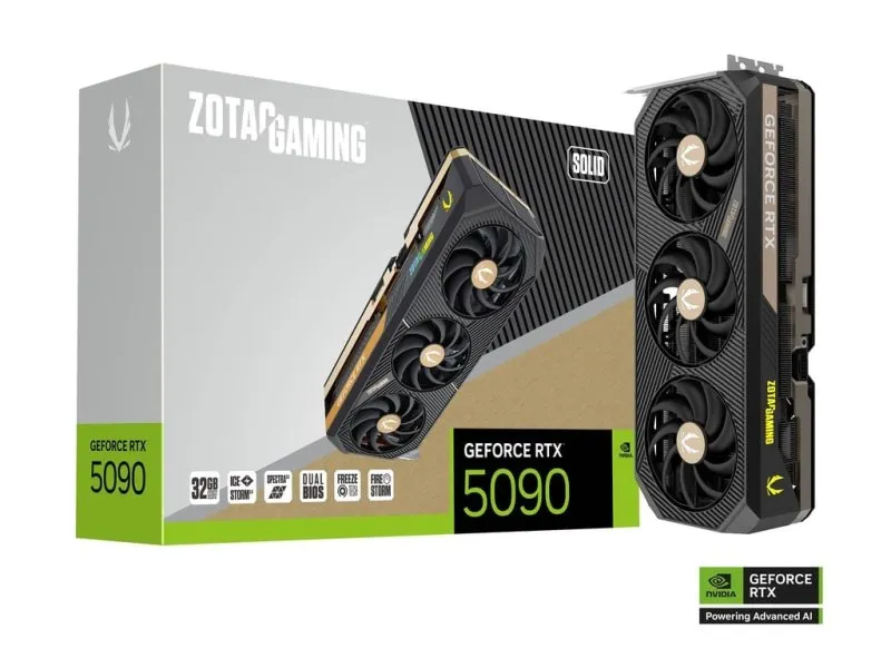 GeForce RTX 5090 SOLID 32GB GDDR7 512bit ZT-B50900D-10P