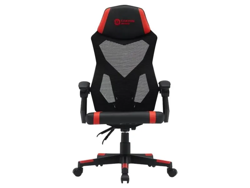 Gejmerska stolica Flow MCH01 Mesh Black/Red