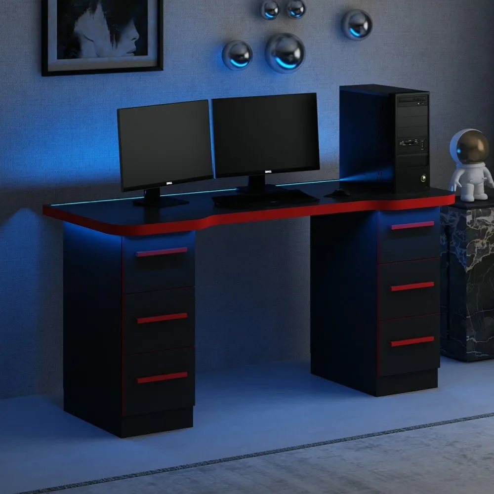 Gejming sto Phoenix 3 Black Red
