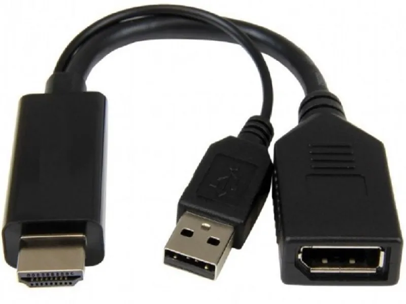 A-HDMIM-DPF-01 Active 4K HDMI to DisplayPort adapter, black 42540