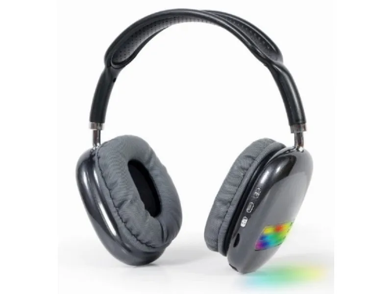 Bluetooth stereo Slušalice sa mikrofonom Bt V5.0 400mAh/32Ohm, 2h Li-ion Crne BHP-LED-02-BK