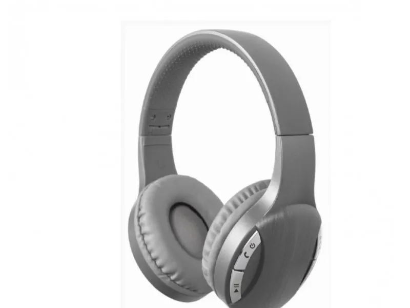 BTHS-01-SV Gembird Bluetooth stereo Slusalice sa mikrofonom, Silver