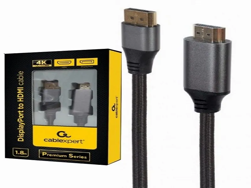 CC-DP-HDMI-4K-6 DisplayPort na HDMI interface kabl,4K at 60 Hz, Premium Series 1.8m 40019