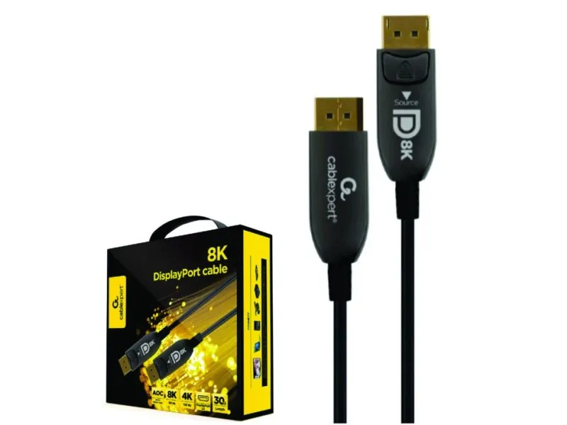 CC-DP8K-AOC-30M Gembird Active Optical Cables (AOC) DisplayPort v.1.4 (8K@60Hz/4K@120Hz) 30m