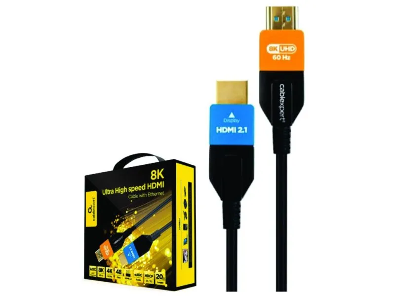 CC-HDMI8K-AOC-20M Gembird Active Optical (AOC) ULTRA High speed HDMI 2.1 8K UHD with Ethernet 20m