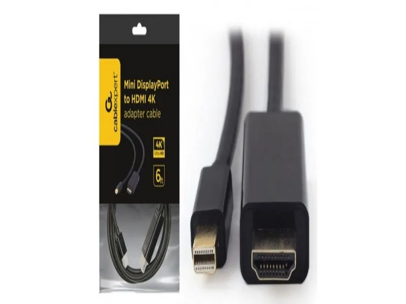 CC-mDP-HDMI-6 Gembird Mini DisplayPort to HDMI 4K cable, 1.8m