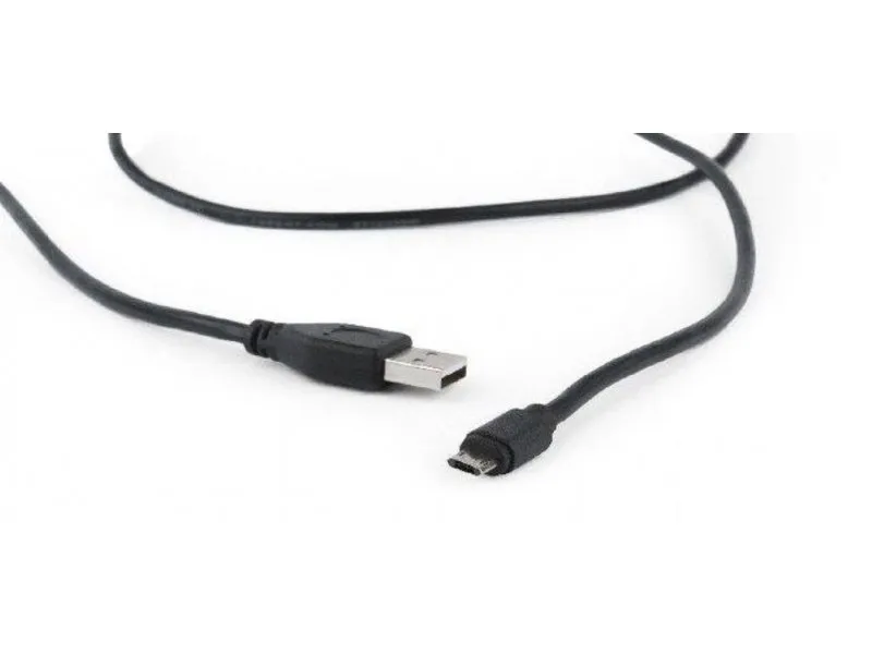 CC-USB2-AMmDM-6 Gembird USB 2.0 AM to Double-sided Micro-USB cable, black, 1,8m