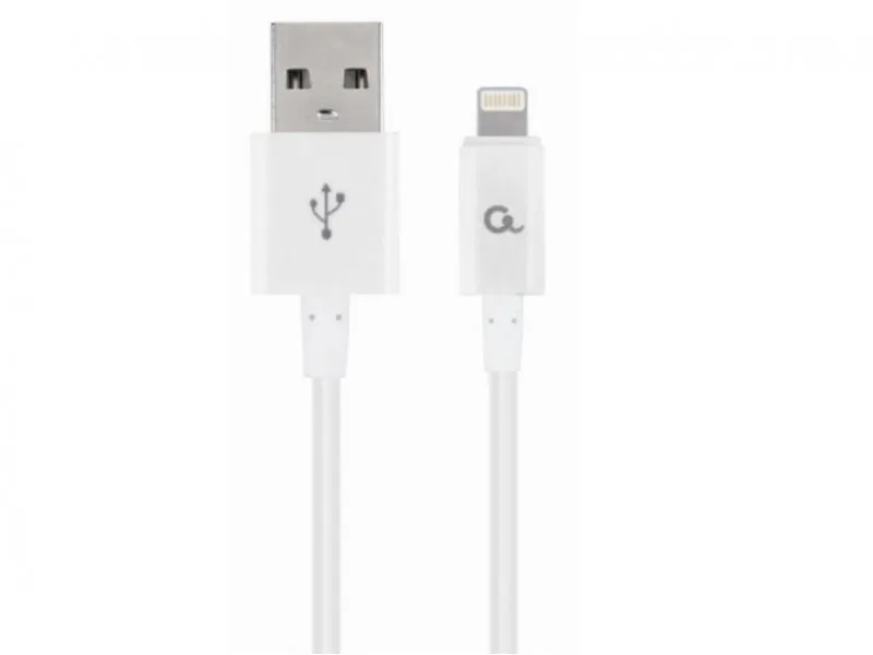 CC-USB2P-AMLM-2M-W 8-pin charging and data cable, 2m, white