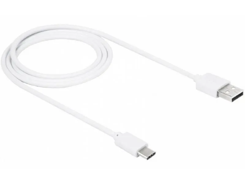CCP-USB2-AMCM-1M** Gembird USB 2.0 AM to Type-C cable (AM/CM), QC3.0, 1m WHITE (87)