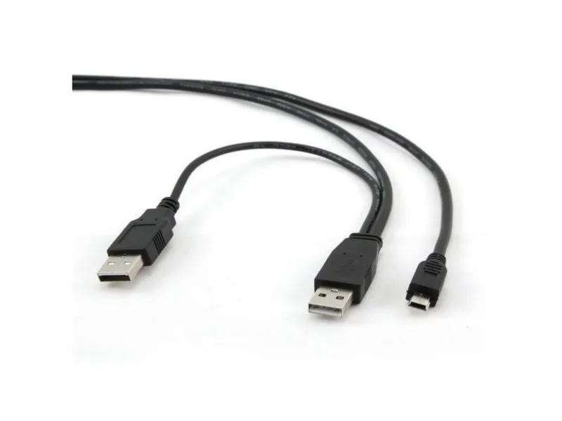 CCP-USB22-AM5P-3 Dual USB 2.0 A-plug to MINI 5pina kabl 0.9m