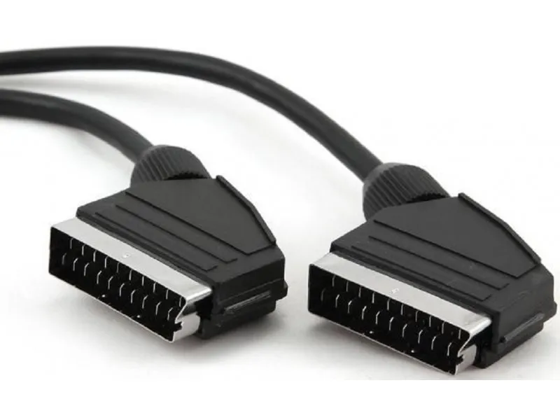 (CCV-518) kabl SCART (muški) na SCART (muški) 1.5m crni