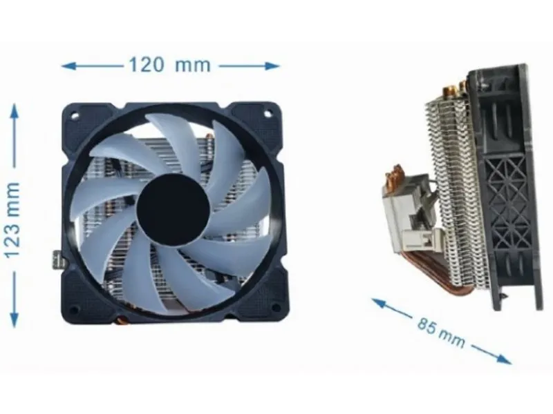 CPU-HURACAN-ARGB-X140 UNI kuler 100W 120mm.Fan +/-1600rpm 26dBa LGA 775/115x/1200/AMD