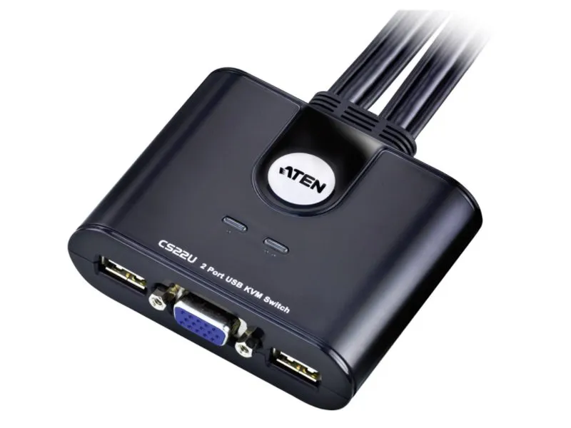 CS22U-AT ATEN 2-Port USB KVM Switch sa kablovima