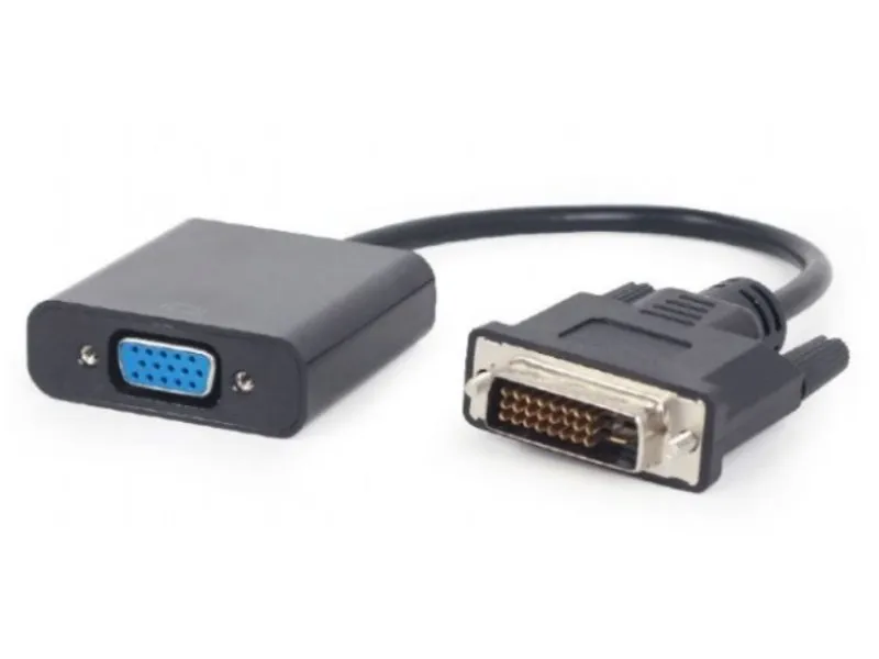 DVI-D na VGA adapter, crni (A-DVID-VGAF-01)