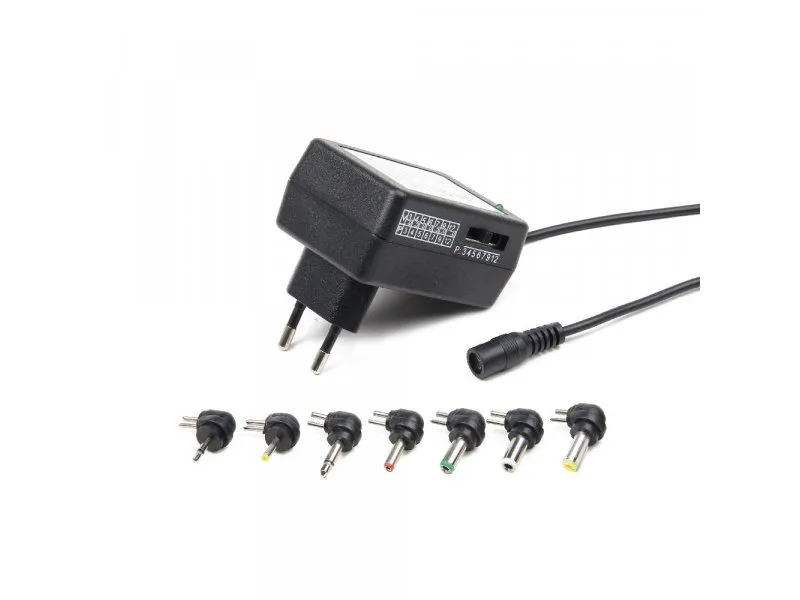 EG-MC-008 Gembird 12W Univerzalni AC-DC adapter 220V/12W na 3,4.5,5,6,7.5,9,12V 1A max