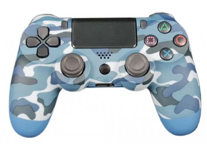 JPD-Wireless-Thrillershock PC/PS4 CAMO BLUE Bezicni gamepad sa dvostrukom vibracijom