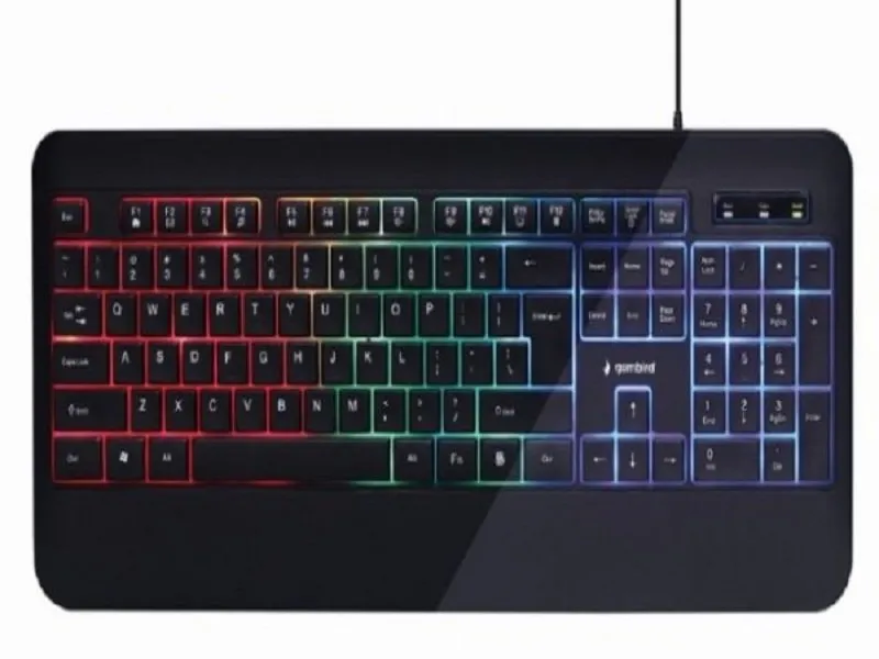 KB-UML-03 Rainbow multimedijalna tastatura sa pozadinskim osvetljenjem, US layout USB