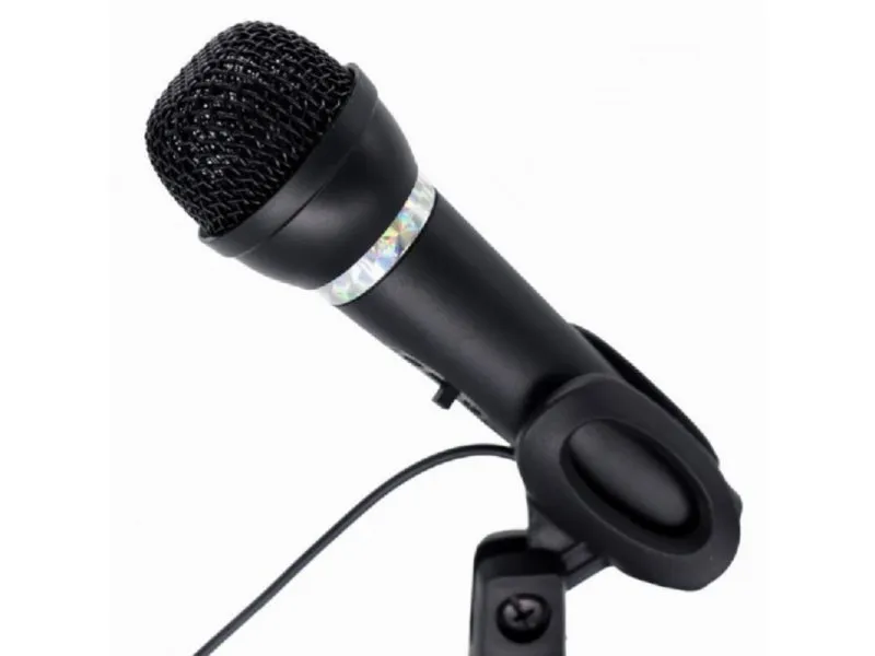 MIC-D-04 kondenzatorski mikrofon sa stalkom 3,5mm, black