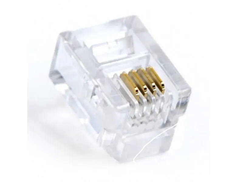 MP-6P4C/100 RJ11 telefonski konektor plug 6P4C 100kom