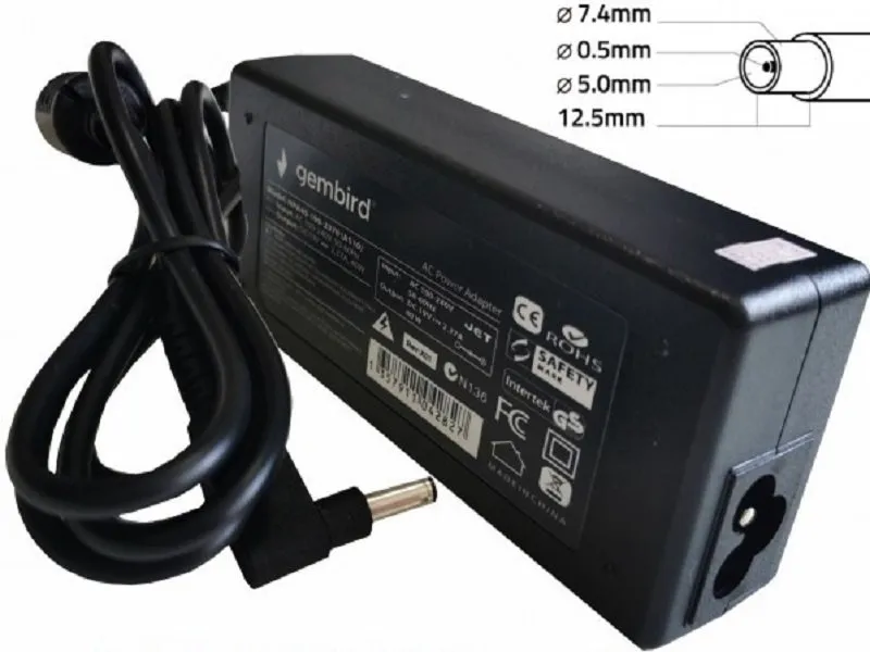 NPA90-190-4740 (HP11) punjač za laptop 90W-19V-4.74A, 7.4x5.0mm black PIN (1040) 8961