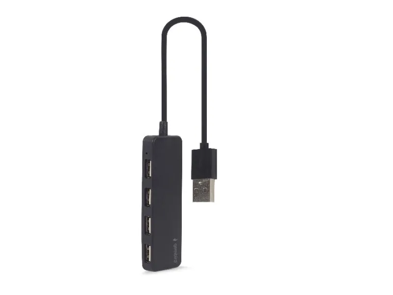 UHB-CM-U2P4-01 Gembird 4-port USB Type-C HUB, black