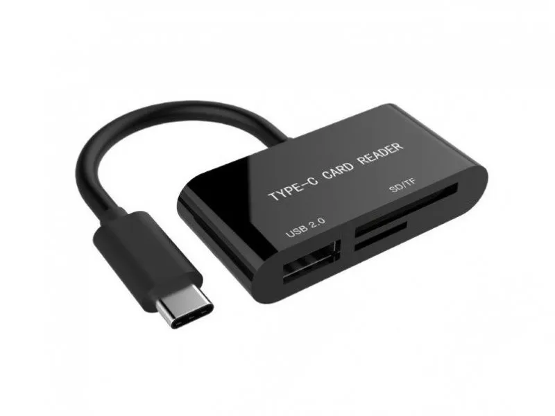 UHB-CR3-02 Gembird USB Type-C SDXC citac kartica za mobilne telefone i tablete