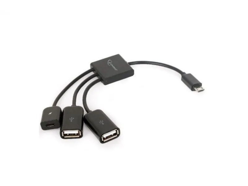 UHB-OTG-02 OTG HUB 2xUSB na microUSB