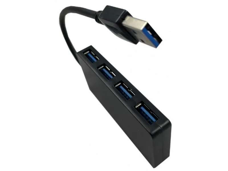 UHB-U3P4-03 ** Gembird HUB 4 USB3.0 4-port, storage speed 5Gbps, black (alt. UHB-U3P4-05 579)