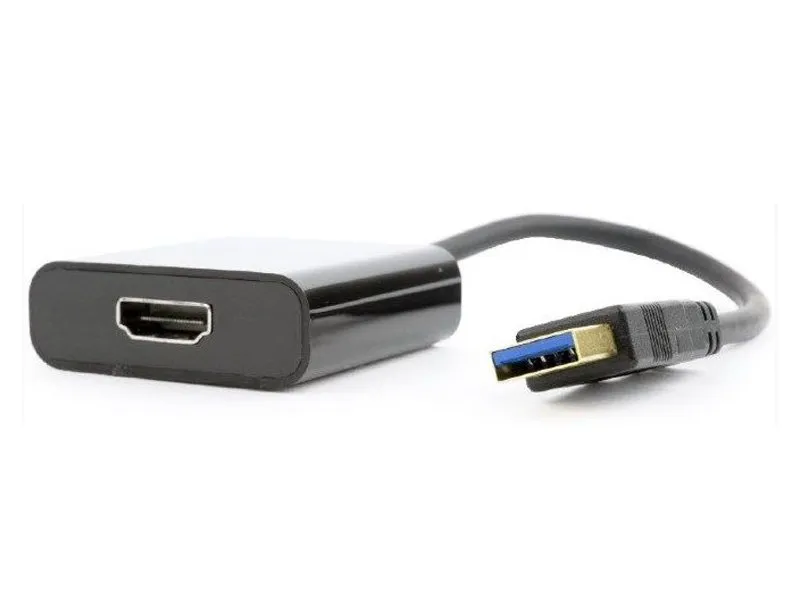 USB-A 3.0 na HDMI display adapter, Crni
