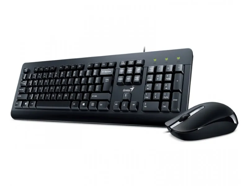 KM-160 USB YU crna tastatura+ USB crni miš