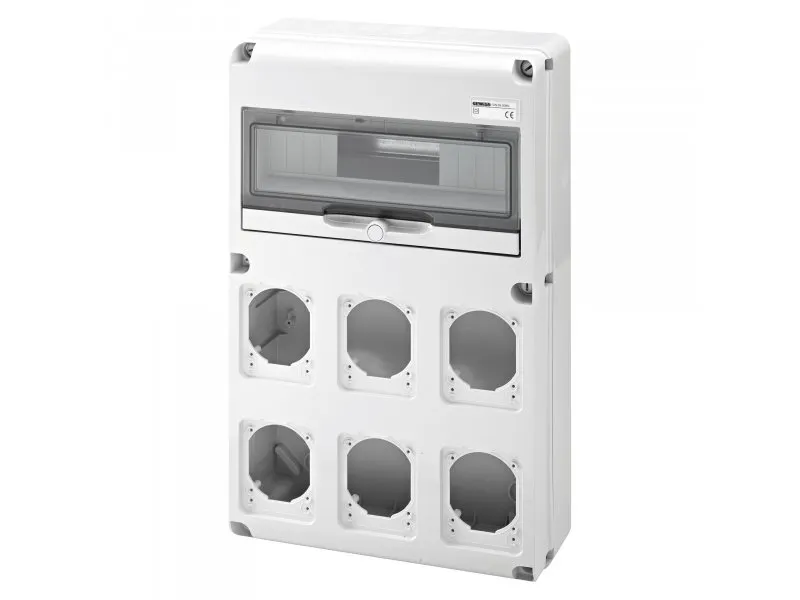 Razvodna tabla GW68008N 14M i 6 priključnih IP44/67-IP65 bela
