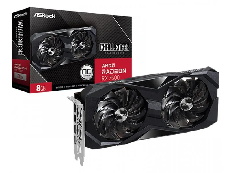 AMD Radeon RX 7600 8GB 128bit RX 7600 Challenger OC 8GB grafička karta