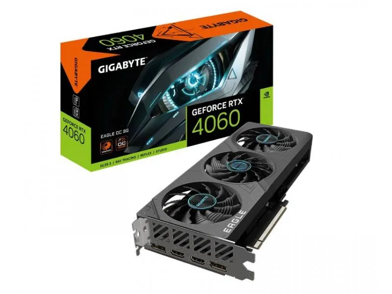 nVidia GeForce RTX 4060 EAGLE OC 8GB GV-N4060EAGLE OC-8GD